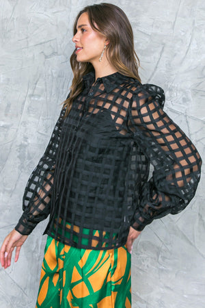Fluttering on Woven Top