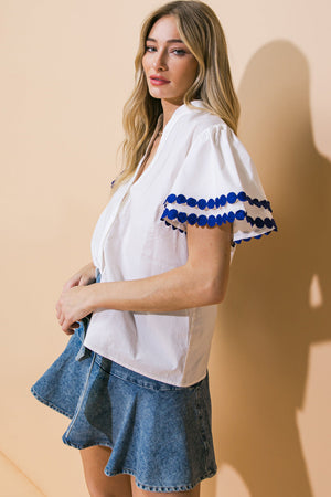 Learn as You Go Woven Top