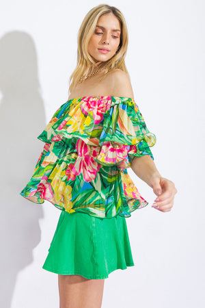 I'Ll Be Loving You Woven Top
