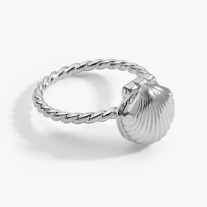 Salt + Sea 'Seashells Are Love Letters In The Sand' Locket Ring