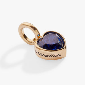 September 'Protection' Heart Birthstone Charm