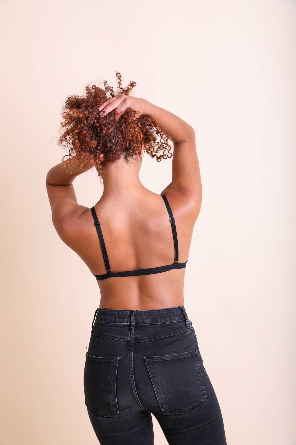 Sheer Mesh Bralette Small / Black