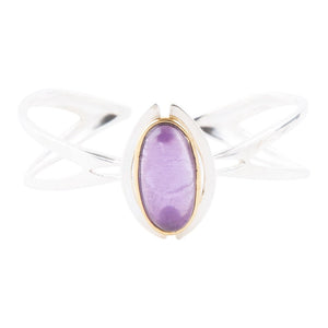 Shine Bright Amethyst Cuff Bracelet