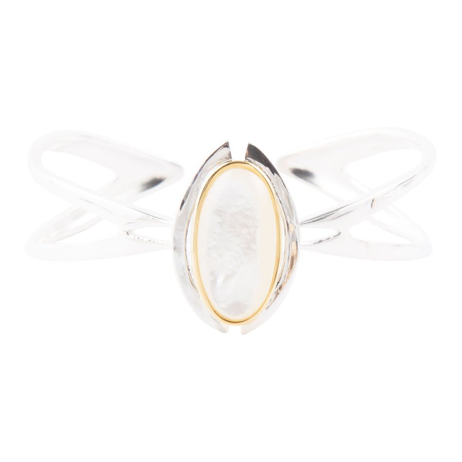 Shine Bright Mother of Pearl Cuff Bracelet