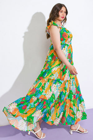 BEACH DATES WOVEN MAXI DRESS