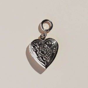 Silver Medium Heart Locket