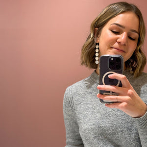 Silver Satin Sylvie Earrings