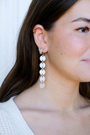 Silver Satin Sylvie Earrings