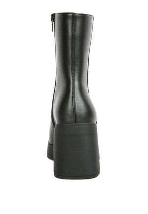 Sins Collar High Ankle Platform Boots Rag Company 