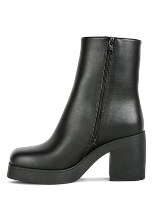 Sins Collar High Ankle Platform Boots Rag Company 
