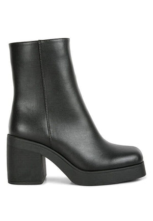 Sins Collar High Ankle Platform Boots Rag Company 