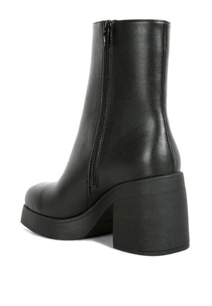 Sins Collar High Ankle Platform Boots Rag Company 