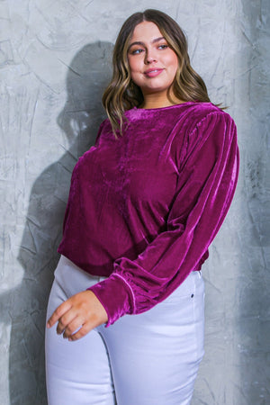 It'S Your Time Velvet Top