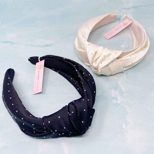 So Satin Knotted Headband Ellison and Young 
