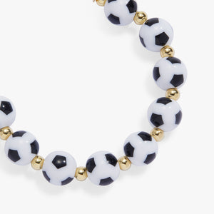 Soccer Oversized Beaded Bangle