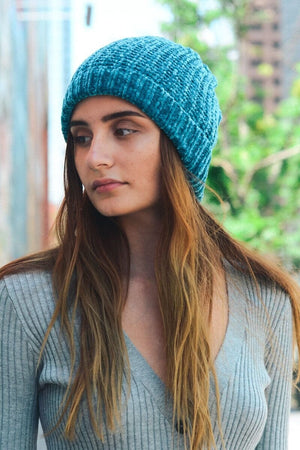 Soft Chenille Beanie Hats & Hair Leto Collection 