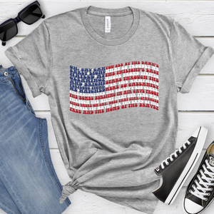Star Spangled Banner Flag Tee