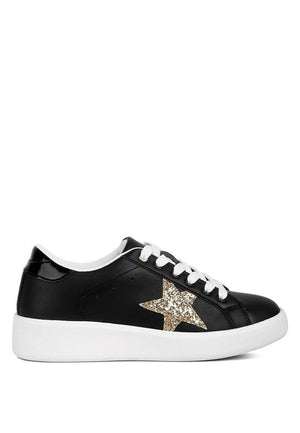 Starry Glitter Star Detail Sneakers Rag Company 