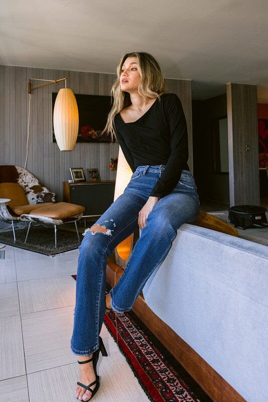 Stretch High Rise Bootcut Flying Monkey 