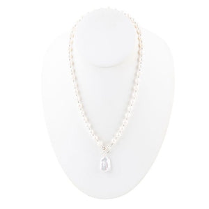 Sunday Best Pearl Toggle Necklace