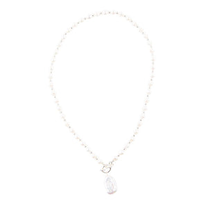 Sunday Best Pearl Toggle Necklace
