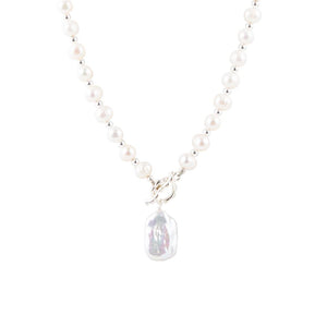 Sunday Best Pearl Toggle Necklace