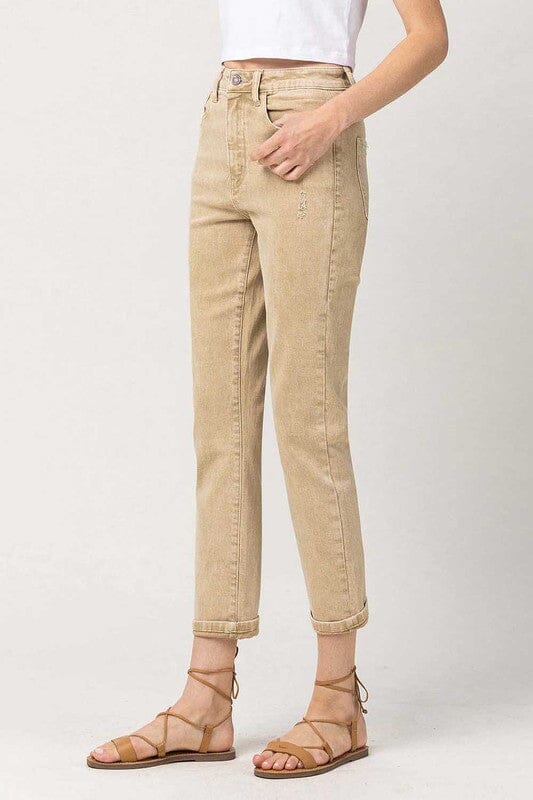 Mom jeans super high waist on sale