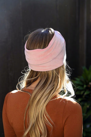 Velvet twist blush headbands perfect for all hair types.