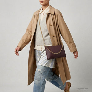 Italian Full-Grain Leather Crossbody Bag | Mantova