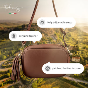 Italian Full-Grain Leather Crossbody Bag | Parma