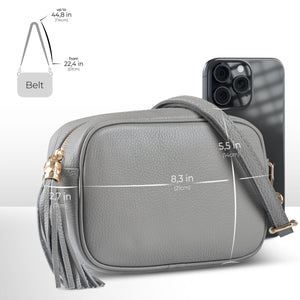 Italian Full-Grain Leather Crossbody Bag | Parma