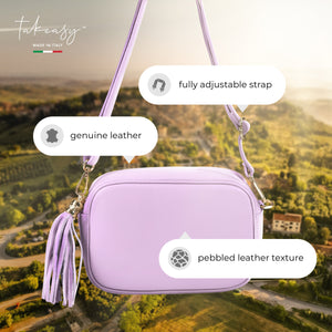 Italian Full-Grain Leather Crossbody Bag | Parma