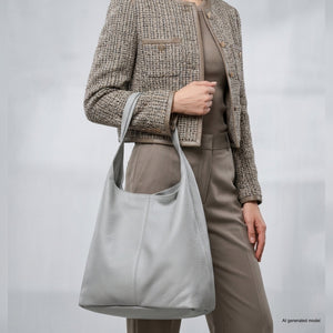 Italian Full-Grain Leather Hobo Bag | Siena