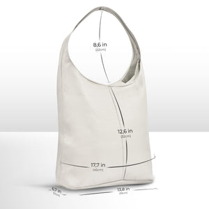 Italian Full-Grain Leather Hobo Bag | Siena