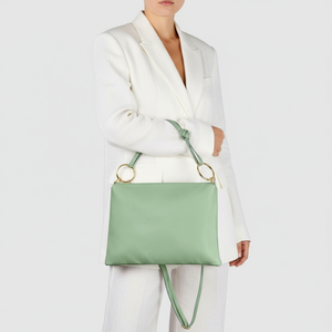 Italian Full-Grain Leather Shoulder Bag | Livorno