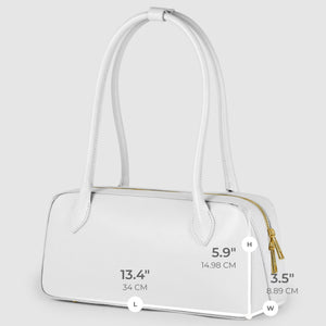 Italian Full-Grain Leather Shoulder Bag | Lecco