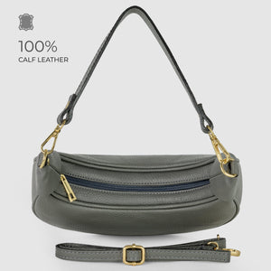 Italian Full-Grain Leather Shoulder Bag | Verona
