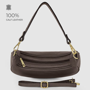 Italian Full-Grain Leather Shoulder Bag | Verona