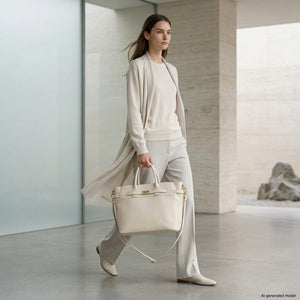 Italian Full-Grain Leather Top-Handle Bag | Cesena