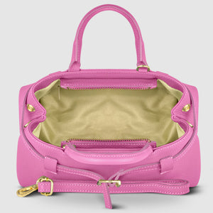Italian Full-Grain Leather Top-Handle Bag | Cervia