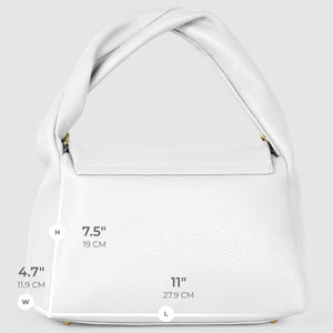 Italian Full-Grain Leather Top-Handle Bag | Perugia