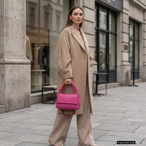 Italian Full-Grain Leather Top-Handle Bag | Perugia