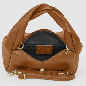 Italian Full-Grain Leather Top-Handle Bag | Perugia