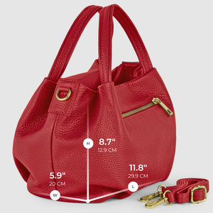 Italian Full-Grain Leather Top-Handle Bag | Lucca