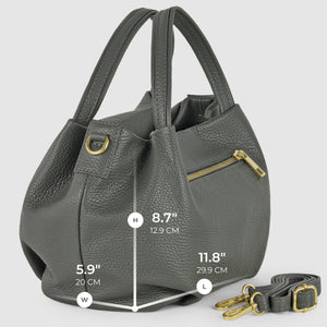 Italian Full-Grain Leather Top-Handle Bag | Lucca