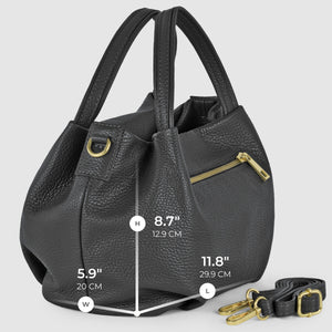 Italian Full-Grain Leather Top-Handle Bag | Lucca