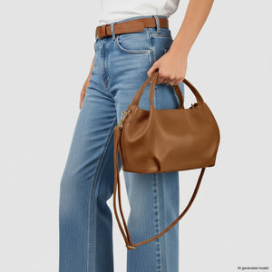 Italian Full-Grain Leather Top-Handle Bag | Lucca