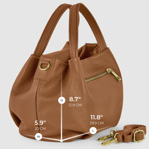 Italian Full-Grain Leather Top-Handle Bag | Lucca