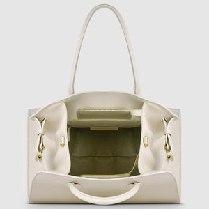 Italian Full-Grain Leather Top-Handle Bag | Asti