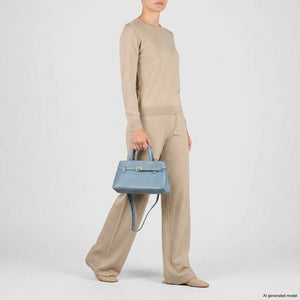 Italian Full-Grain Leather Top-Handle Bag | Cervia